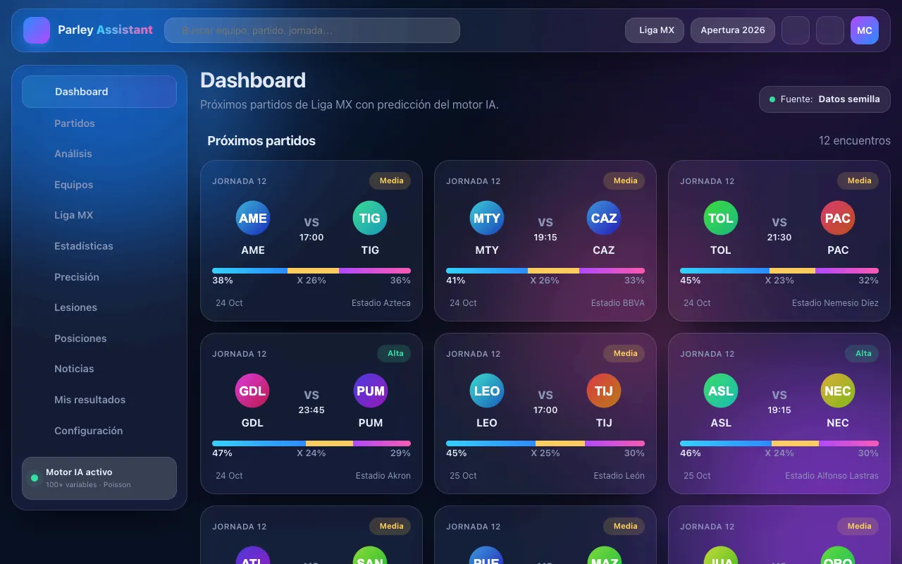 Captura de Parley Assistant